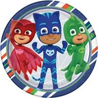 PJ Masks Round 9" Dinner Plates 8ct - Premium Party Distribution