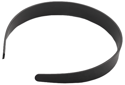 Plastic Headband - 3/4" Black (12ct) - Premium Party Distribution