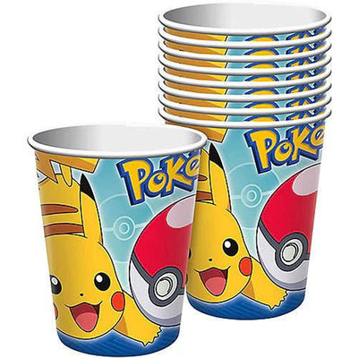 Pokémon 9oz Cups 8ct - Amscan - Premium Party Distribution