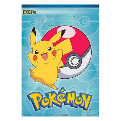 Pokemon Loot Bag 8ct - Amscan - Premium Party Distribution