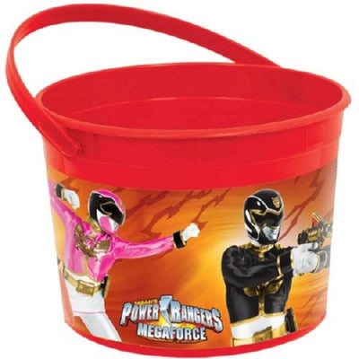 Power Rangers Mega Force Favor Container Buckets 4.5in Tall - Premium Party Distribution