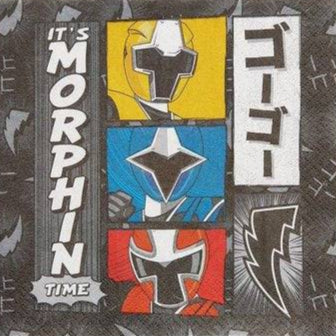 Power Rangers Ninja Steel Luncheon Napkins 16ct - Amscan - Premium Party Distribution