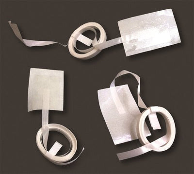 Pre Coiled White Ribbon with Tape Tab - 6ft (100ct) - Premium Party Distribution