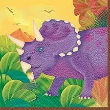 Prehistoric Party Beverage Napkins (16 Count) - Amscan - Premium Party Distribution