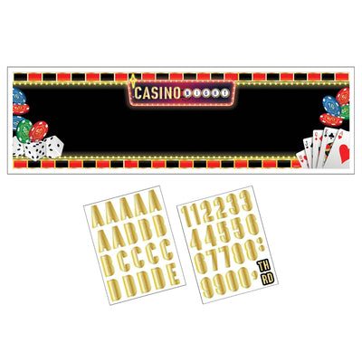 Roll The Dice Banner Personalize It! Giant Banner Sign - Amscan - Premium Party Distribution