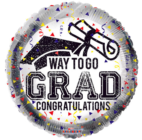 ConverUSA 18" Way to Gon Grad Congratulations Balloon-Flat