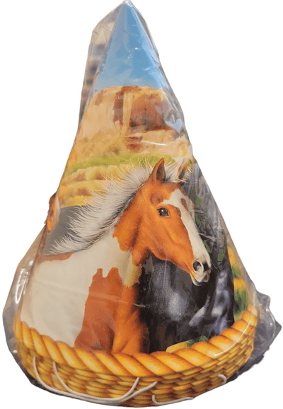Running Horses Party Hats 8ct - Premium Party Distribution