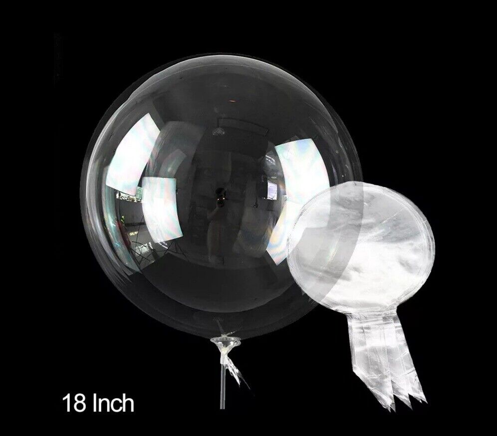 18" Bobo Clear 10ct