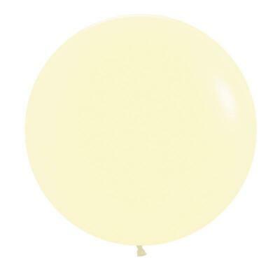 24" Pastel Matte Yellow (10ct) - Sempertex