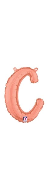 Script Letter C - Rose Gold - Premium Party Distribution