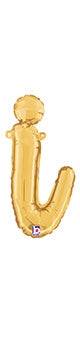 Script Letter I - Gold - Premium Party Distribution