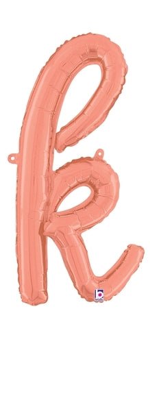 Script Letter K - Rose Gold - Premium Party Distribution