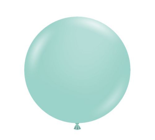 36in SEA GLASS- 2ct. - Round Latex Balloons TufTex