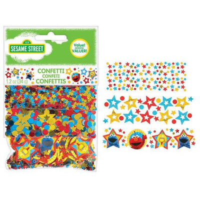 Sesame Street 1.2oz Confetti - Premium Party Distribution