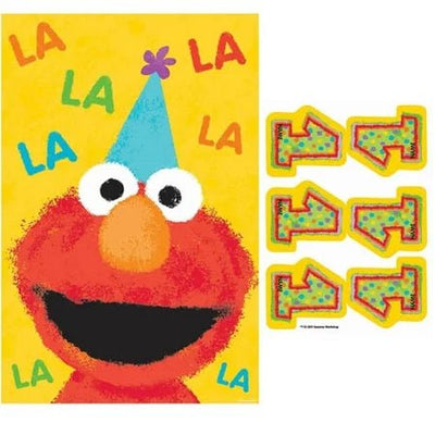 Sesame Street 1st Birthday Party Game Poster - Premium Party Distribution