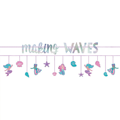 Shimmering Mermaids Double Banner Kit - Amscan - Premium Party Distribution