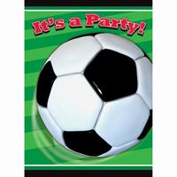 Soccer Invitations 8ct - Premium Party Distribution