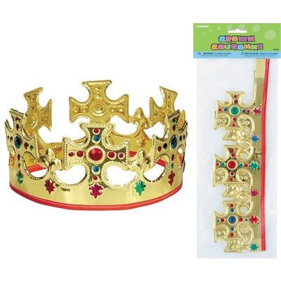 Soft Plastic Gold Crown - Premium Party Distribution