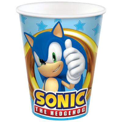 Sonic 9oz Cups 8ct - Amscan - Premium Party Distribution