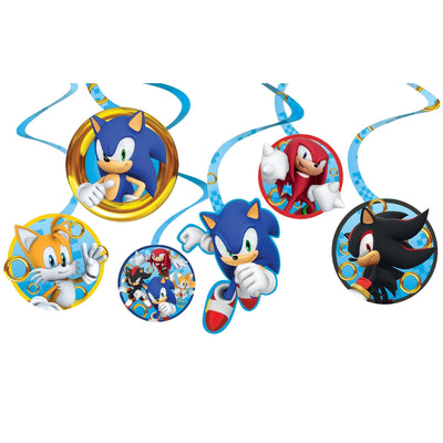Sonic Spiral Decorations - Premium Party Distribution