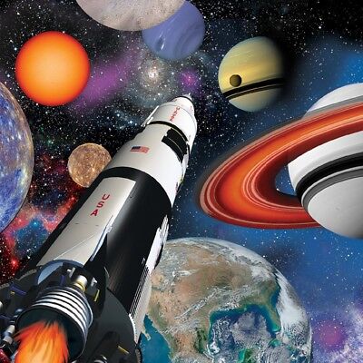 Space Blast Lunch Napkins 16ct - Premium Party Distribution