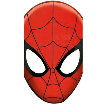 Spider - Man Webbed Wonder Paper Mask 8ct - Amscan - Premium Party Distribution