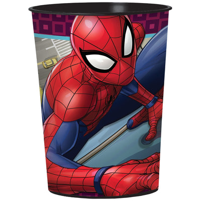 Spider - Man™ Webbed Wonder Plastic Favor Cup 16oz 12ct - Amscan - Premium Party Distribution