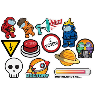 Spies in Space Cutouts 12pc - Premium Party Distribution