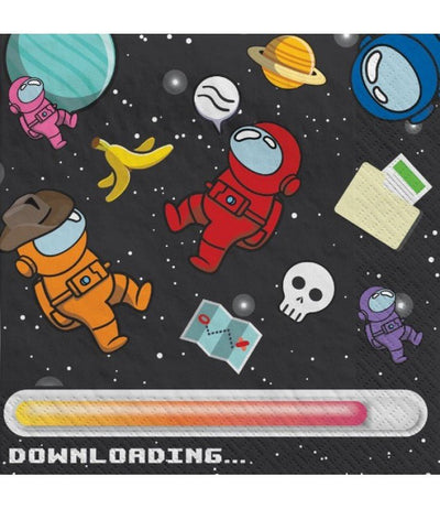 Spies In Space Lunch Napkins (16ct) - Premium Party Distribution