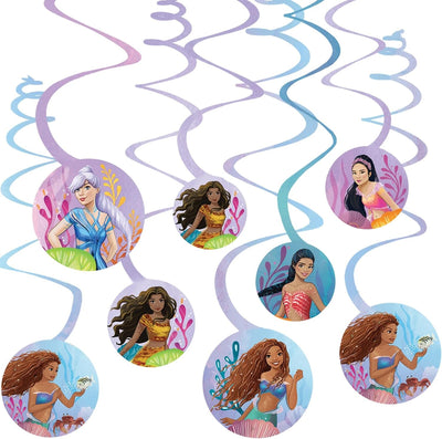 Spiral Decorations - The Little Mermaid - Premium Party Distribution