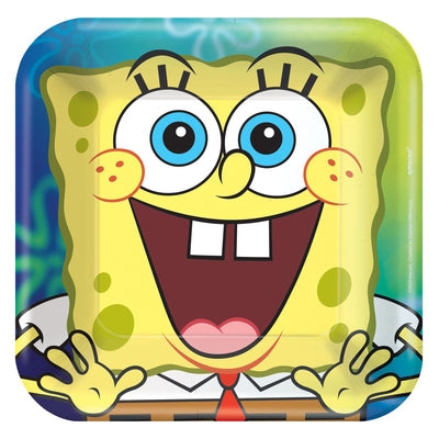 Spongebob 7" Plate 8ct - Premium Party Distribution