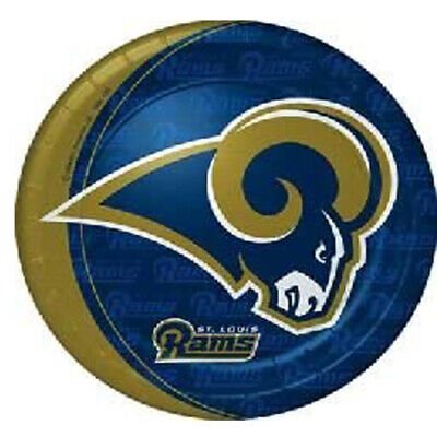 St. Louis RAMS 9in plate - Premium Party Distribution