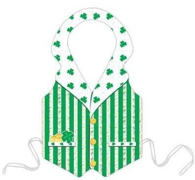 St Patrick Vest Prismatic - Retail Packaged - Premium Party Distribution