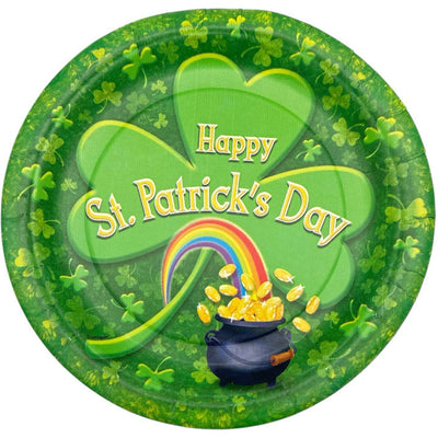 St. Patrick's Day 7" Plates 8ct - Unique - Premium Party Distribution