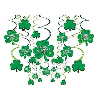 St. Patrick's Day Swirl Decorations - Amscan - Premium Party Distribution