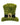 St. Patrick's Day Tinsel Leprechaun Hat Decoration - Amscan - Premium Party Distribution