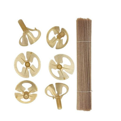 Standard Balloon Cup and Stick - Brown (200ct) - Premium Party Distribution