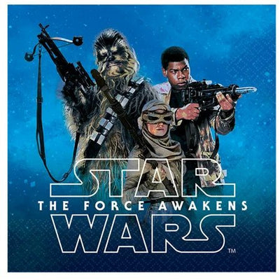 Star Wars Episode Vll Beverage Napkins 16ct - Premium Party Distribution