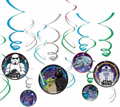 Star Wars Galaxy of Adventures Swirl Hanging Decoration - Amscan - Premium Party Distribution