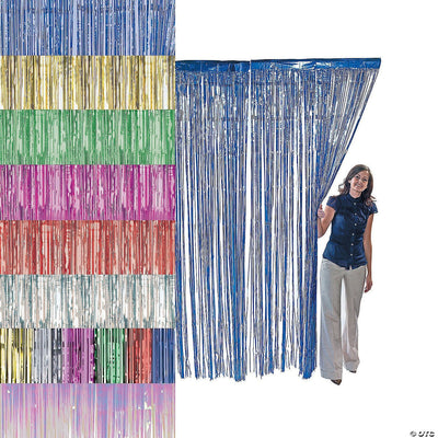 Straight Foil Door Curtains - QBC - Premium Party Distribution