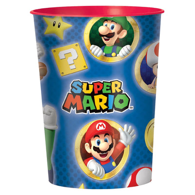Super Mario Brothers™ Metallic 16oz Favor Cup - Premium Party Distribution