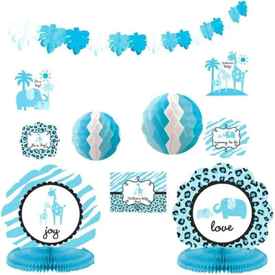 Sweet Safari Boy Room Decorating Kit (10pc) - Premium Party Distribution