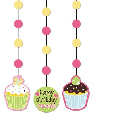 Sweet Treats Hanging Cuouts 3pc - Premium Party Distribution