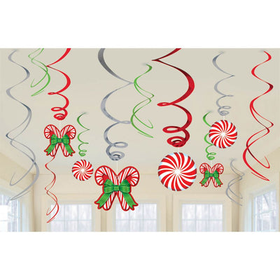 Swirl Decorations - Candy Cane - Premium Party Distribution