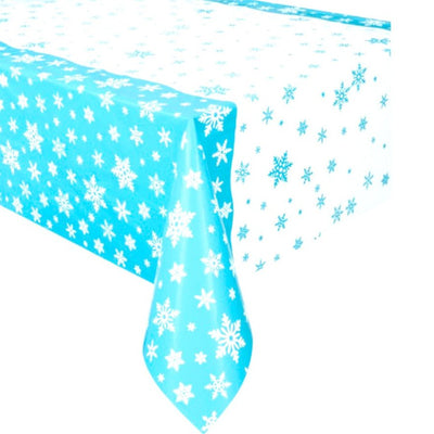 Table Cover - Snowflake Christmas - Premium Party Distribution