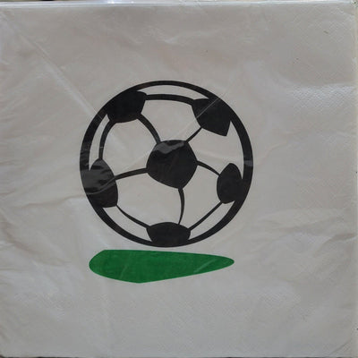 Team Sports Soccer Beverage Napkins 16ct - Premium Party Distribution