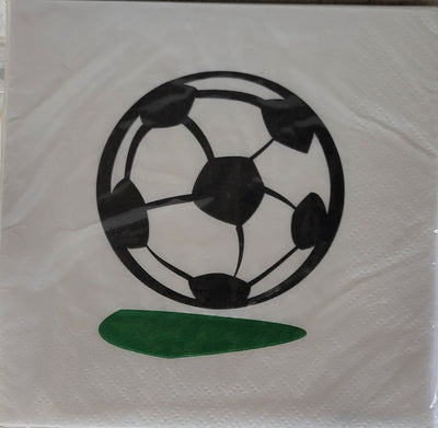 Team Sports Soccer Lunch Napkins 16ct - Premium Party Distribution