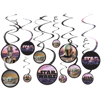 The Mandalorian - The Child Spiral Decorations - Premium Party Distribution