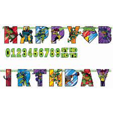 TMNT Add - An - Age Banner 10ft - Premium Party Distribution