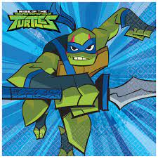 TMNT Beverage Napkins 16ct - Premium Party Distribution